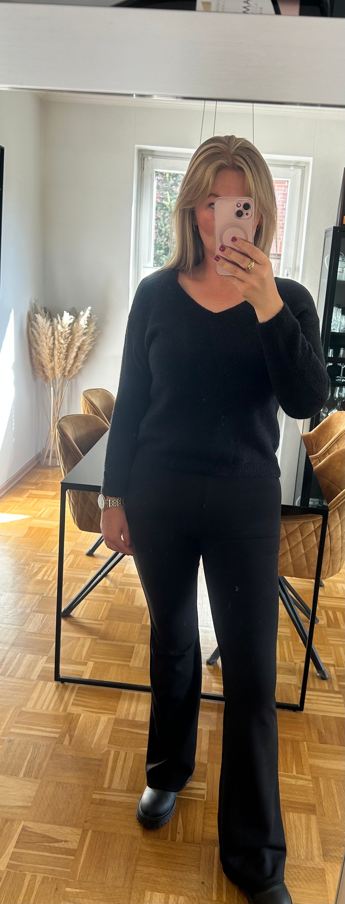 Strickpullover V-Ausschnitt