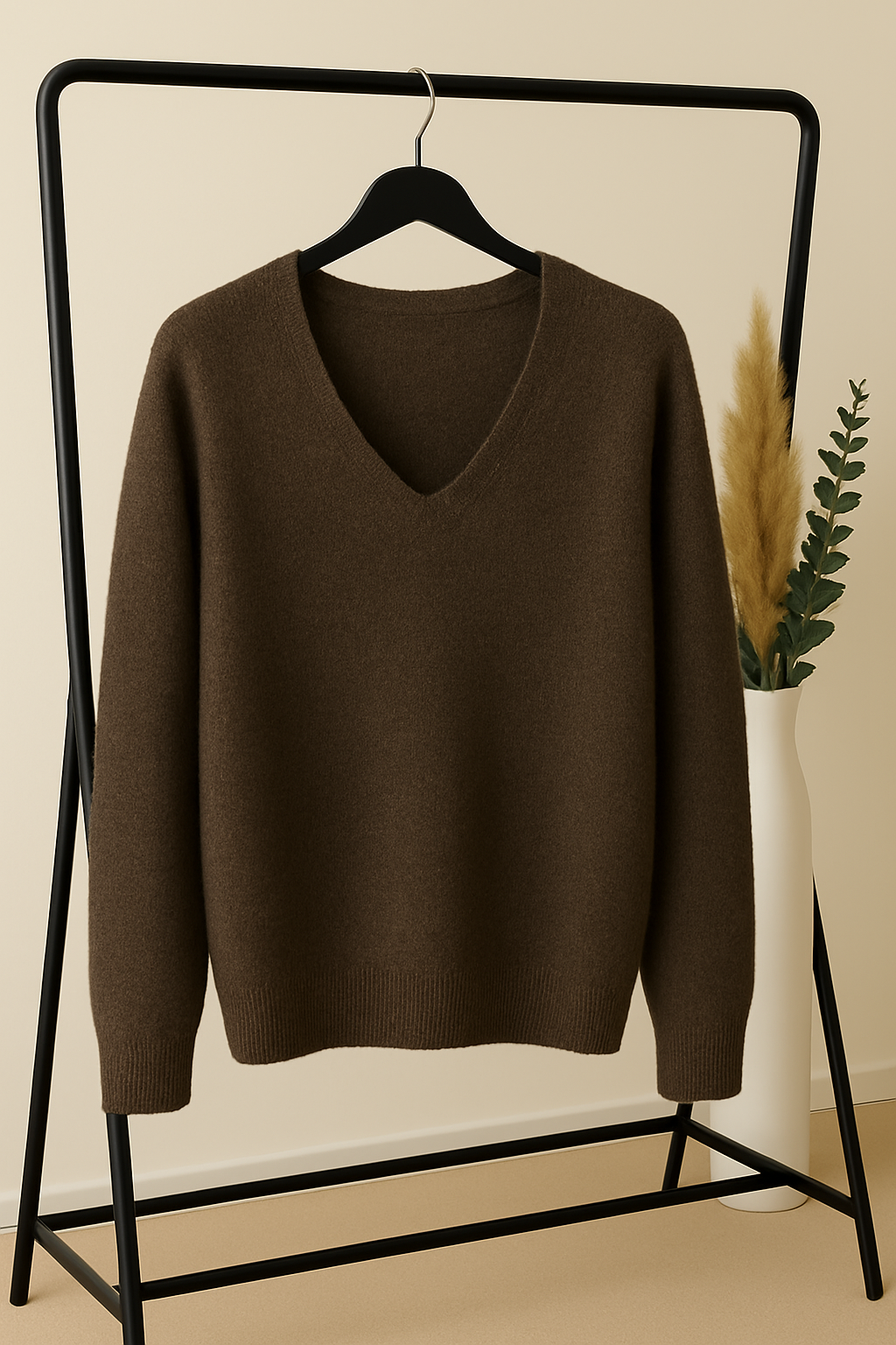 Strickpullover V-Ausschnitt
