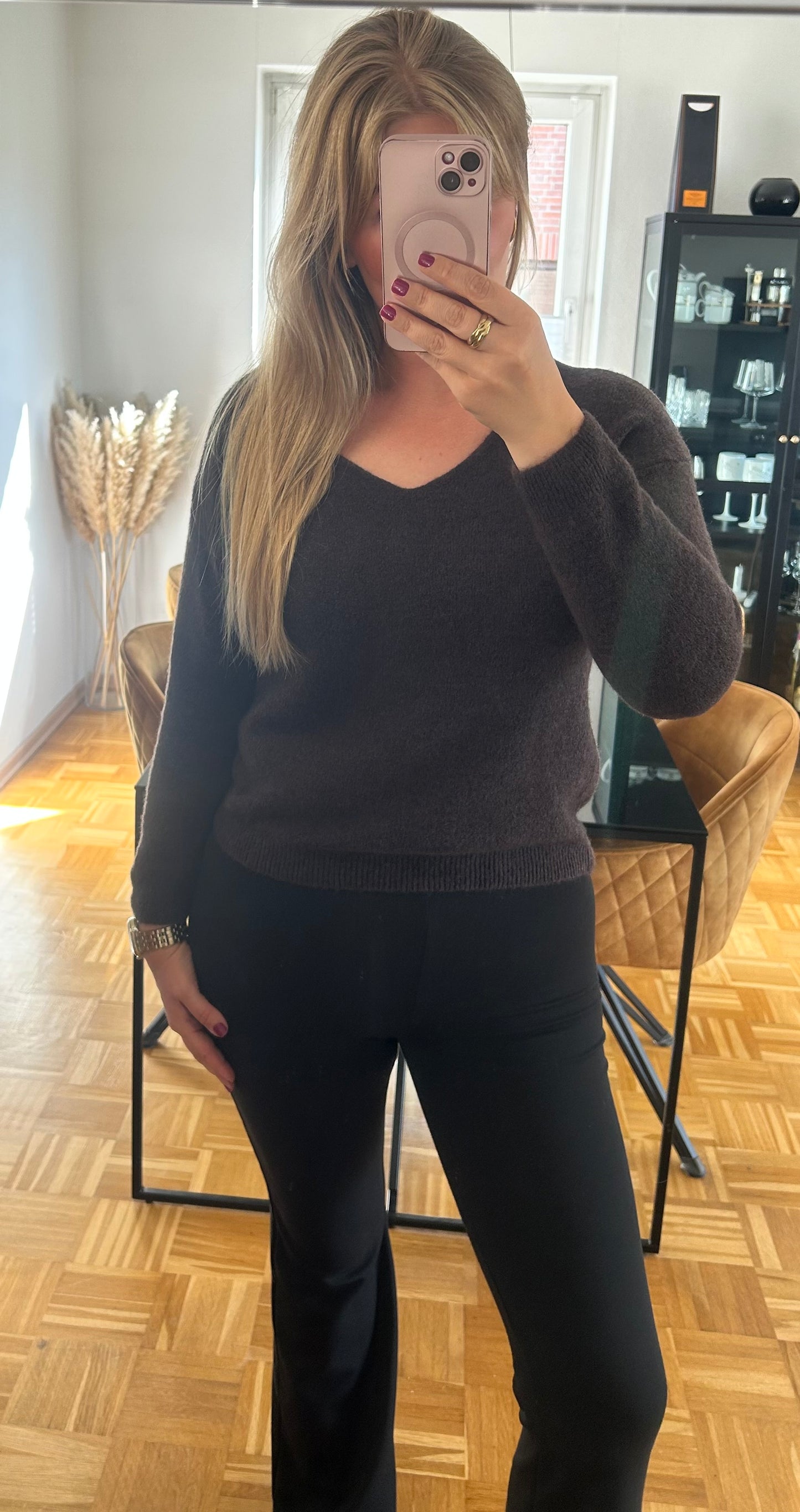 Strickpullover V-Ausschnitt